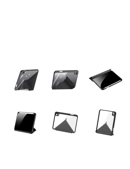 Dux Ducis Magi dėklas iPad mini 2021 išmanusis dangtelis su stovu ir laikikliu Apple Pencil juodai Dux Ducis Magi dėklas iPad mini 2021 išmanusis dangtelis su stovu ir laikikliu Apple Pencil juodai