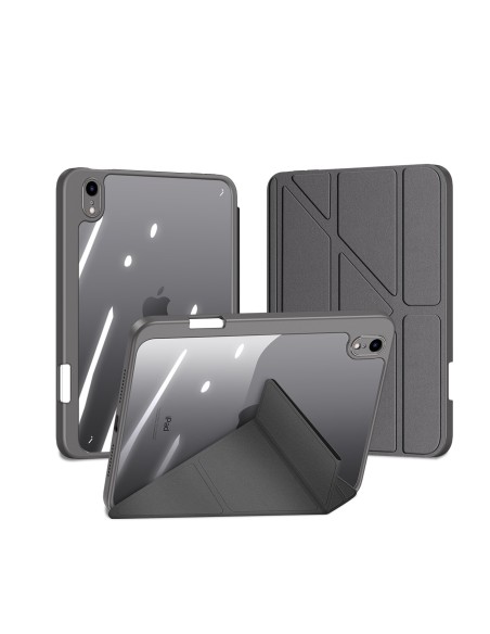 Dux Ducis Magi dėklas iPad mini 2021 išmanusis dangtelis su stovu ir laikikliu Apple Pencil pilkai Dux Ducis Magi dėklas iPad mini 2021 išmanusis dangtelis su stovu ir laikikliu Apple Pencil pilkai