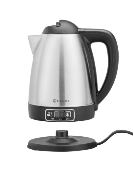 Belaidis elektrinis virdulys su temperatūros reguliavimu 1,8 l - Hendi 209943