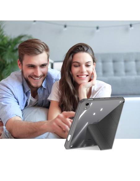 Dux Ducis Magi dėklas iPad mini 2021 išmanusis dangtelis su stovu ir laikikliu Apple Pencil pilkai Dux Ducis Magi dėklas iPad mini 2021 išmanusis dangtelis su stovu ir laikikliu Apple Pencil pilkai