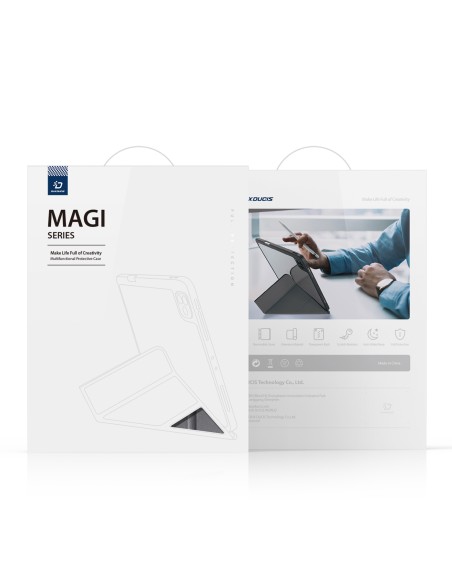 Dux Ducis Magi dėklas iPad mini 2021 išmanusis dangtelis su stovu ir laikikliu Apple Pencil pilkai Dux Ducis Magi dėklas iPad mini 2021 išmanusis dangtelis su stovu ir laikikliu Apple Pencil pilkai