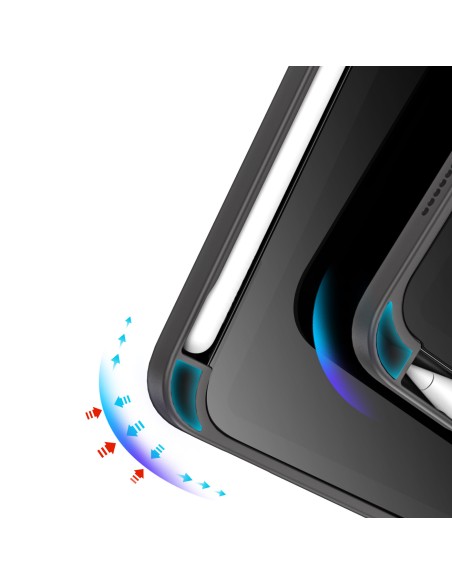 Dux Ducis Magi dėklas iPad mini 2021 išmanusis dangtelis su stovu ir laikikliu Apple Pencil pilkai Dux Ducis Magi dėklas iPad mini 2021 išmanusis dangtelis su stovu ir laikikliu Apple Pencil pilkai