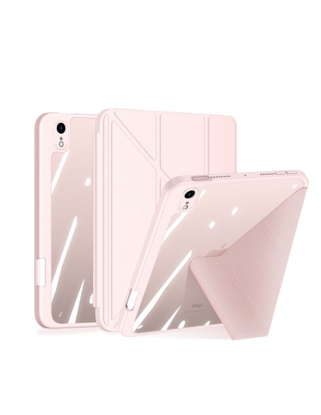 Dux Ducis Magi dėklas iPad mini 2021 išmanusis dangtelis su stovu ir laikymo vieta Apple Pencil rožiniam Dux Ducis Magi dėklas iPad mini 2021 išmanusis dangtelis su stovu ir laikymo vieta Apple Pencil rožiniam