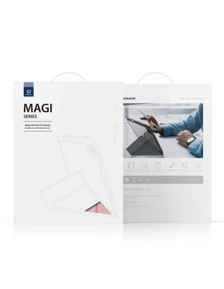 Dux Ducis Magi dėklas iPad mini 2021 išmanusis dangtelis su stovu ir laikymo vieta Apple Pencil rožiniam Dux Ducis Magi dėklas iPad mini 2021 išmanusis dangtelis su stovu ir laikymo vieta Apple Pencil rožiniam