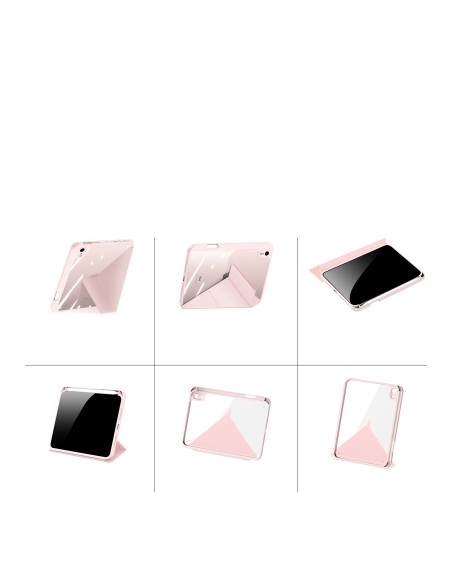 Dux Ducis Magi dėklas iPad mini 2021 išmanusis dangtelis su stovu ir laikymo vieta Apple Pencil rožiniam Dux Ducis Magi dėklas iPad mini 2021 išmanusis dangtelis su stovu ir laikymo vieta Apple Pencil rožiniam