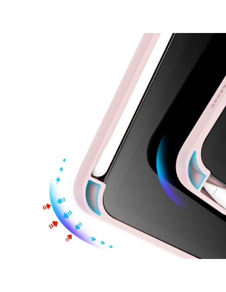 Dux Ducis Magi dėklas iPad mini 2021 išmanusis dangtelis su stovu ir laikymo vieta Apple Pencil rožiniam Dux Ducis Magi dėklas iPad mini 2021 išmanusis dangtelis su stovu ir laikymo vieta Apple Pencil rožiniam