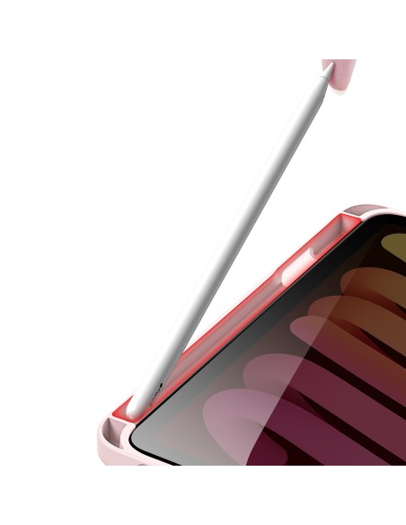 Dux Ducis Magi dėklas iPad mini 2021 išmanusis dangtelis su stovu ir laikymo vieta Apple Pencil rožiniam Dux Ducis Magi dėklas iPad mini 2021 išmanusis dangtelis su stovu ir laikymo vieta Apple Pencil rožiniam
