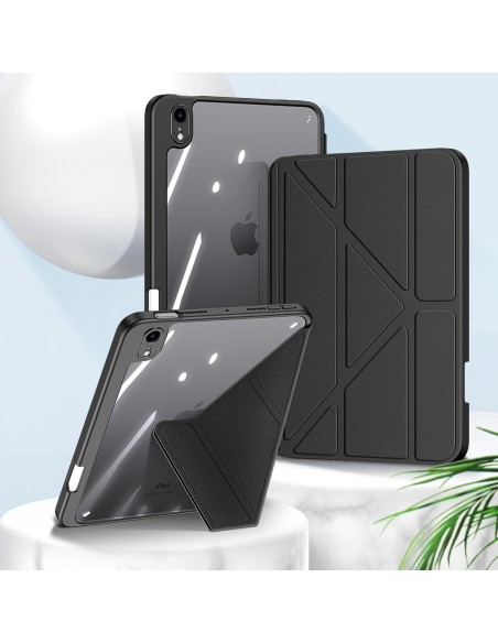 Dux Ducis Magi dėklas iPad mini 2021 išmanusis dangtelis su stovu ir laikymo vieta Apple Pencil rožiniam Dux Ducis Magi dėklas iPad mini 2021 išmanusis dangtelis su stovu ir laikymo vieta Apple Pencil rožiniam