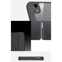 Dux Ducis Magi dėklas iPad mini 2021 išmanusis dangtelis su stovu ir laikymo vieta Apple Pencil rožiniam