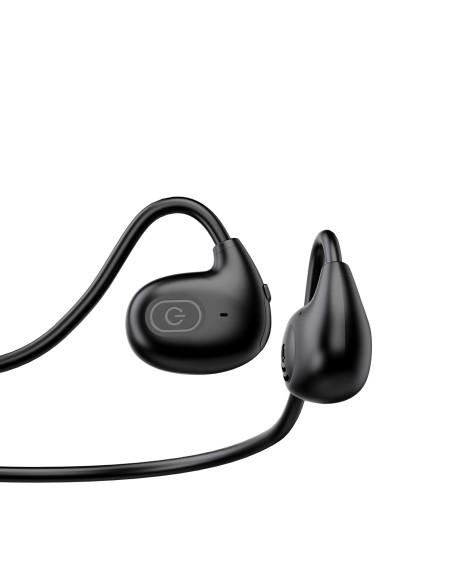 Dudao belaidės sportinės ausinės Air Conduction Bluetooth 5.0 230 mAh juoda (U2XS)