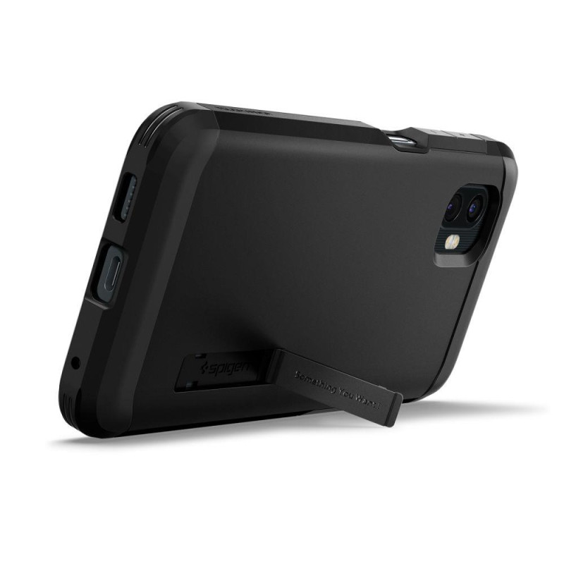 Spigen Tough Armor dėklas, skirtas Samsung Galaxy XCover 6 Pro - juodas