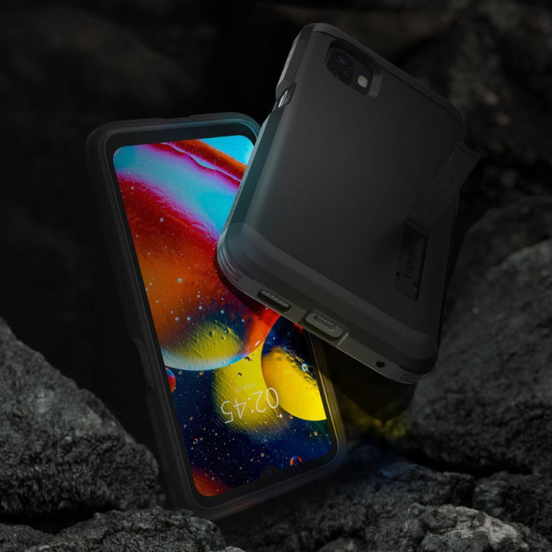 Spigen Tough Armor dėklas, skirtas Samsung Galaxy XCover 6 Pro - juodas