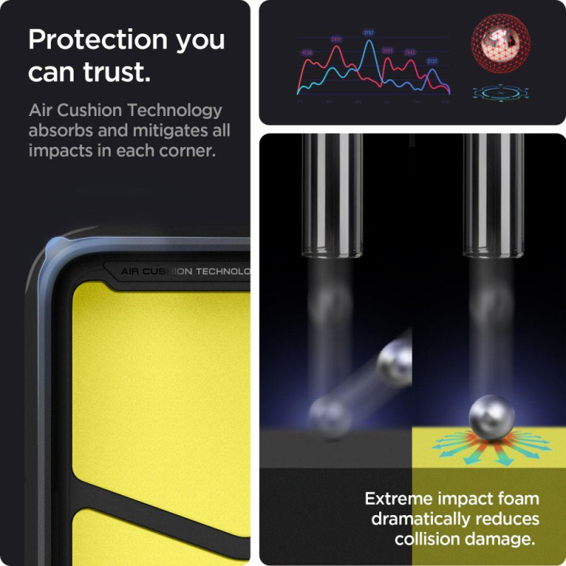 Spigen Tough Armor dėklas, skirtas Samsung Galaxy XCover 6 Pro - juodas