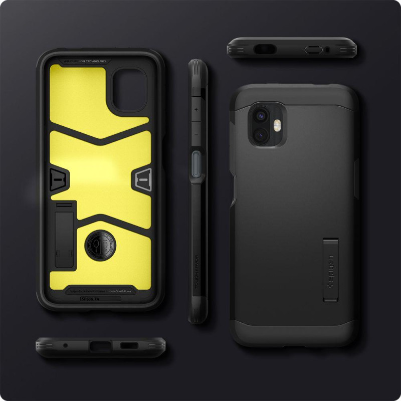 Spigen Tough Armor dėklas, skirtas Samsung Galaxy XCover 6 Pro - juodas