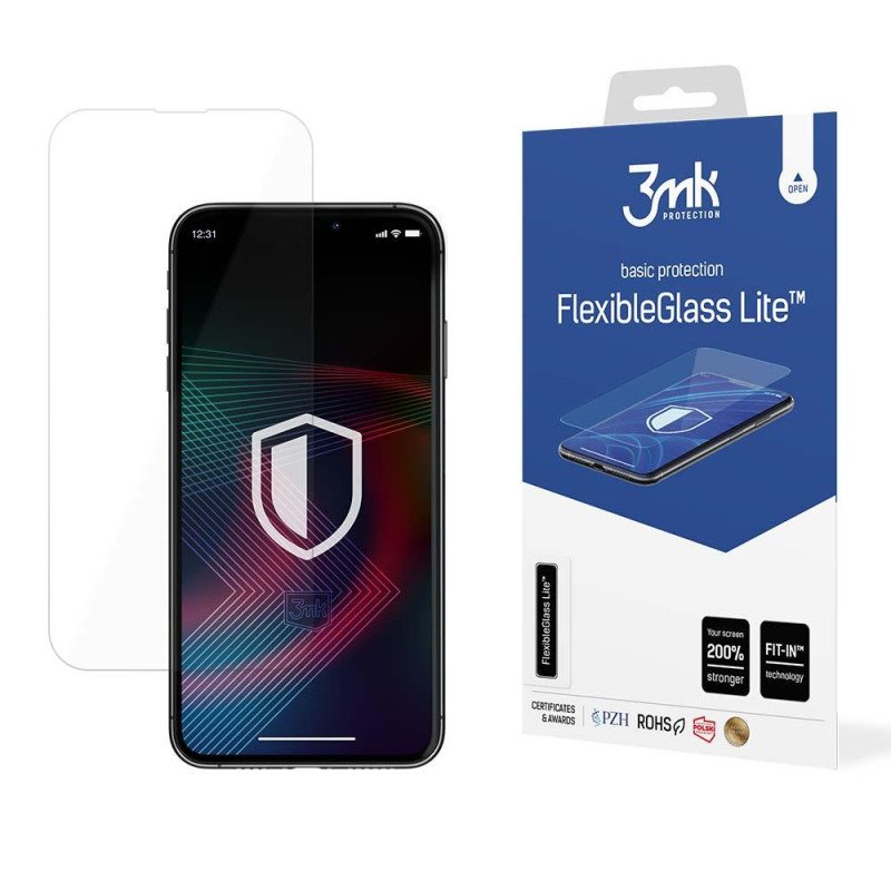 3mk FlexibleGlass Lite™ hibridinis stiklas, skirtas iPhone 14 Plus / iPhone 14 Pro Max 3mk FlexibleGlass Lite™ hibridinis stiklas, skirtas iPhone 14 Plus / iPhone 14 Pro Max