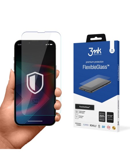 3mk FlexibleGlass™ hibridinis stiklas, skirtas iPhone 14 / iPhone 14 Pro 3mk FlexibleGlass™ hibridinis stiklas, skirtas iPhone 14 / iPhone 14 Pro