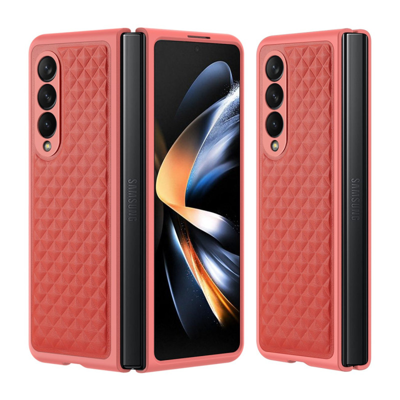 Dux Ducis Venice dėklas Samsung Galaxy Z Fold 4 odiniam dangteliui raudonas
