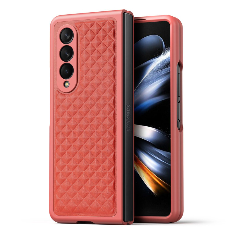 Dux Ducis Venice dėklas Samsung Galaxy Z Fold 4 odiniam dangteliui raudonas