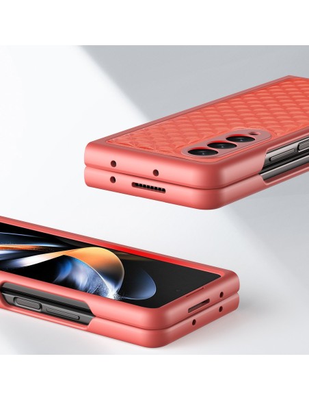 Dux Ducis Venice dėklas Samsung Galaxy Z Fold 4 odiniam dangteliui raudonas Dux Ducis Venice dėklas Samsung Galaxy Z Fold 4 odiniam dangteliui raudonas