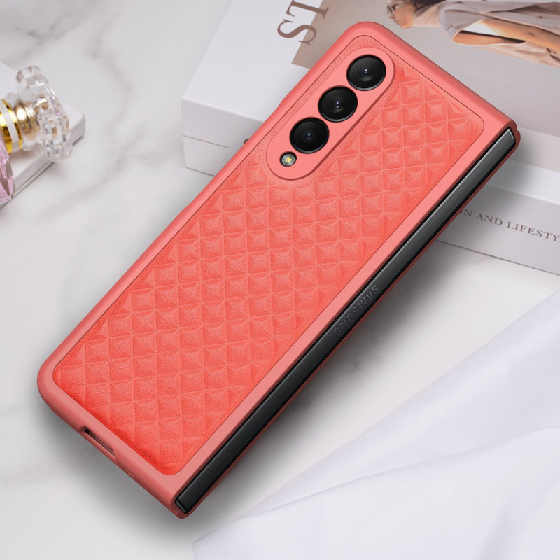 Dux Ducis Venice dėklas Samsung Galaxy Z Fold 4 odiniam dangteliui raudonas