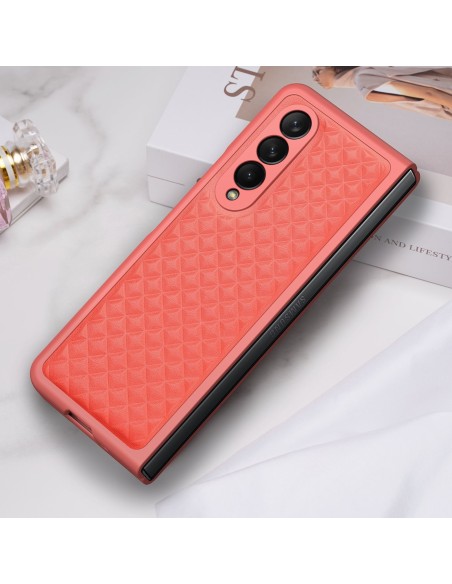 Dux Ducis Venice dėklas Samsung Galaxy Z Fold 4 odiniam dangteliui raudonas Dux Ducis Venice dėklas Samsung Galaxy Z Fold 4 odiniam dangteliui raudonas