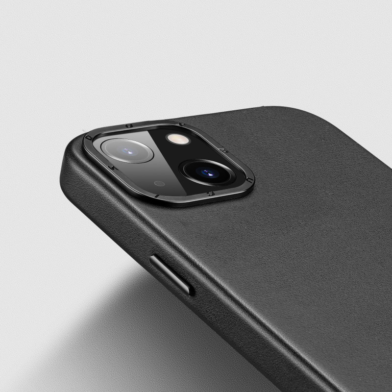 „Dux Ducis Grit“ odinis dėklas, skirtas „iPhone 14 Plus“ elegantiškas dirbtinės odos dangtelis (suderinamas su „MagSafe“...