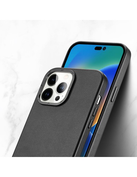 „Dux Ducis Grit“ odinis dėklas, skirtas „iPhone 14 Pro“ elegantiškas dirbtinės odos dangtelis (suderinamas su „MagSafe“)... „Dux Ducis Grit“ odinis dėklas, skirtas „iPhone 14 Pro“ elegantiškas dirbtinės odos dangtelis (suderinamas su „MagSafe“)...