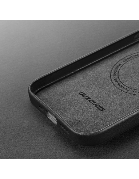 „Dux Ducis Grit“ odinis dėklas, skirtas „iPhone 14 Pro“ elegantiškas dirbtinės odos dangtelis (suderinamas su „MagSafe“)... „Dux Ducis Grit“ odinis dėklas, skirtas „iPhone 14 Pro“ elegantiškas dirbtinės odos dangtelis (suderinamas su „MagSafe“)...