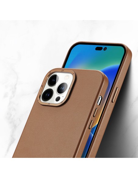 „Dux Ducis Grit“ odinis dėklas, skirtas „iPhone 14 Pro“ elegantiškas dirbtinės odos dangtelis (suderinamas su „MagSafe“)... „Dux Ducis Grit“ odinis dėklas, skirtas „iPhone 14 Pro“ elegantiškas dirbtinės odos dangtelis (suderinamas su „MagSafe“)...