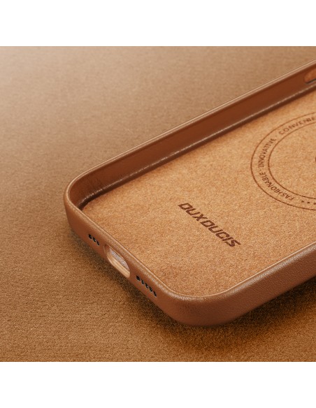 „Dux Ducis Grit“ odinis dėklas, skirtas „iPhone 14 Pro“ elegantiškas dirbtinės odos dangtelis (suderinamas su „MagSafe“)... „Dux Ducis Grit“ odinis dėklas, skirtas „iPhone 14 Pro“ elegantiškas dirbtinės odos dangtelis (suderinamas su „MagSafe“)...