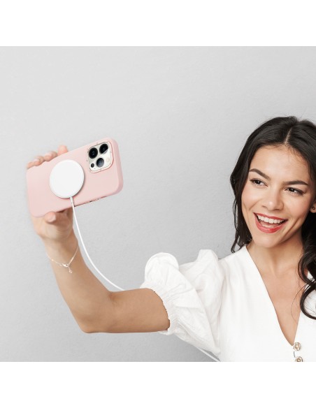 „Dux Ducis Grit“ odinis dėklas, skirtas „iPhone 14 Pro“ elegantiškas dirbtinės odos dangtelis (suderinamas su „MagSafe“)...