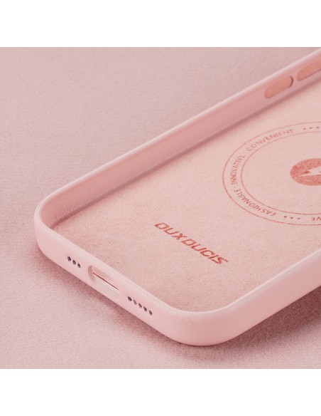 „Dux Ducis Grit“ odinis dėklas, skirtas „iPhone 14 Pro“ elegantiškas dirbtinės odos dangtelis (suderinamas su „MagSafe“)...