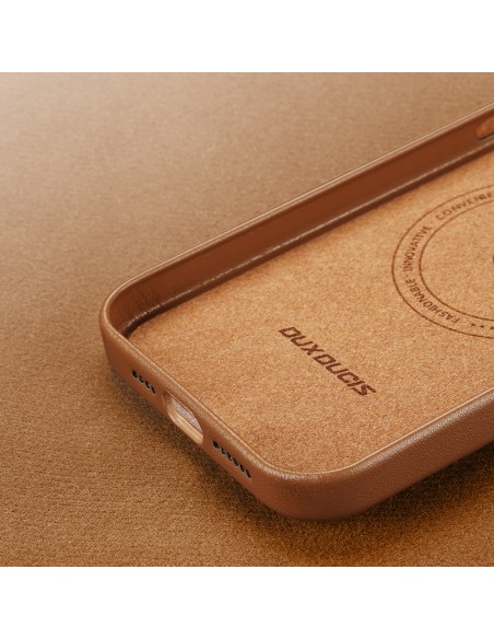 Dux Ducis Grit odinis dėklas, skirtas iPhone 14 Pro Max Elegantiškas dirbtinės odos dangtelis (suderinamas su MagSafe) R... Dux Ducis Grit odinis dėklas, skirtas iPhone 14 Pro Max Elegantiškas dirbtinės odos dangtelis (suderinamas su MagSafe) R...