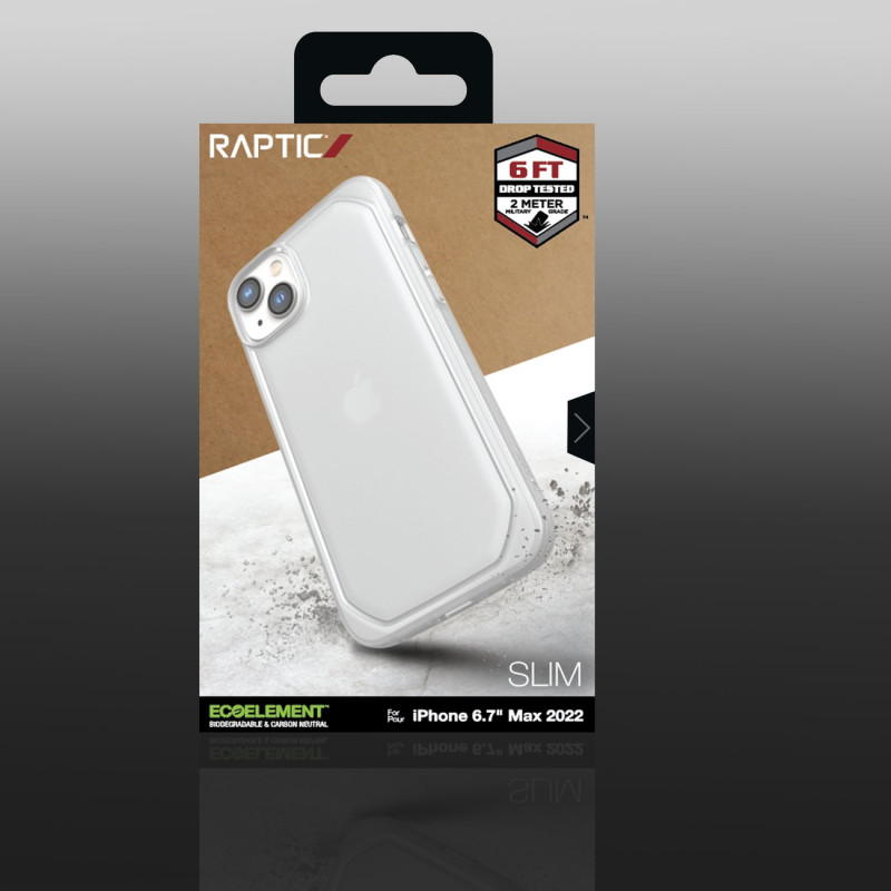 Raptic X-Doria Slim Case iPhone 14 skaidrus galinis dangtelis