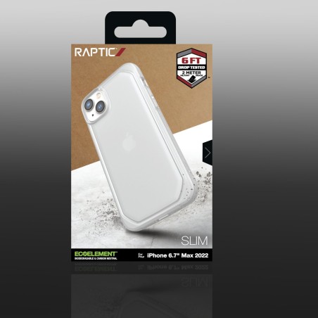Raptic X-Doria Slim Case iPhone 14 skaidrus galinis dangtelis Raptic X-Doria Slim Case iPhone 14 skaidrus galinis dangtelis