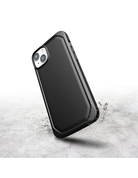 Raptic X-Doria Slim Case iPhone 14 dėklas, juodas galinis dangtelis Raptic X-Doria Slim Case iPhone 14 dėklas, juodas galinis dangtelis