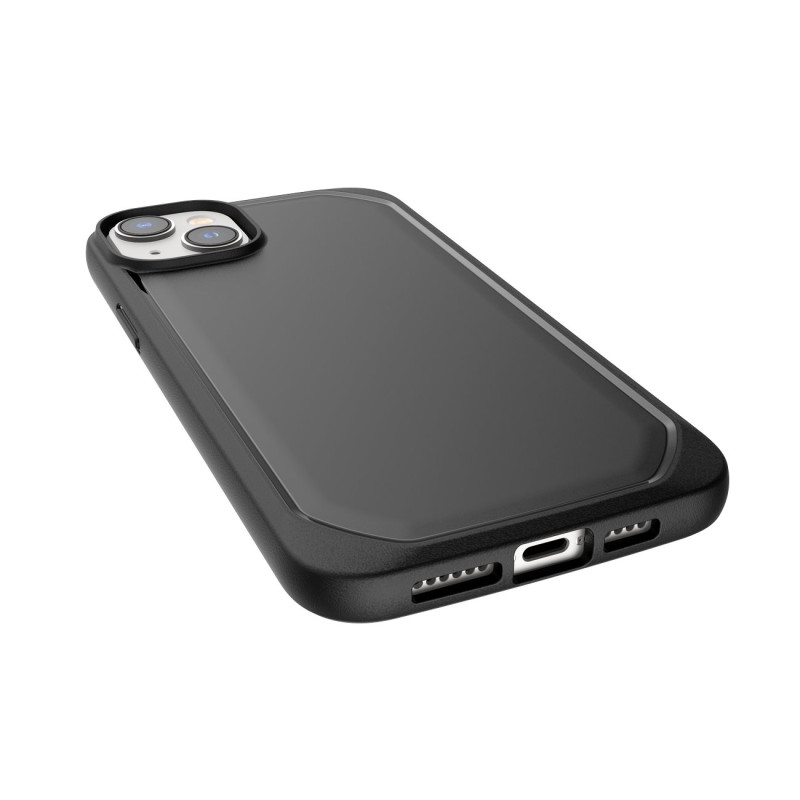 Raptic X-Doria Slim Case iPhone 14 dėklas, juodas galinis dangtelis