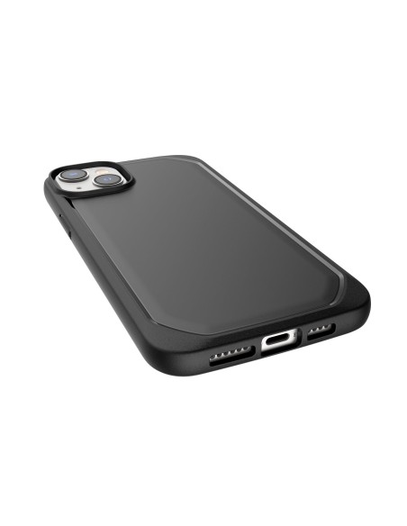 Raptic X-Doria Slim Case iPhone 14 dėklas, juodas galinis dangtelis Raptic X-Doria Slim Case iPhone 14 dėklas, juodas galinis dangtelis