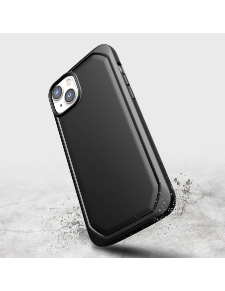 Raptic X-Doria Slim Case iPhone 14 dėklas, juodas galinis dangtelis Raptic X-Doria Slim Case iPhone 14 dėklas, juodas galinis dangtelis