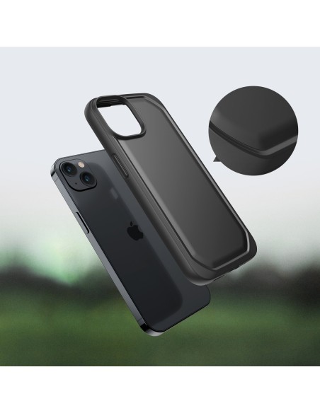 Raptic X-Doria Slim Case iPhone 14 dėklas, juodas galinis dangtelis Raptic X-Doria Slim Case iPhone 14 dėklas, juodas galinis dangtelis