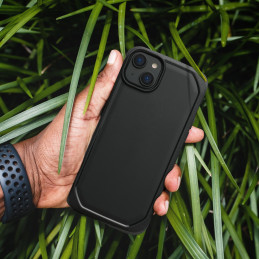 Raptic X-Doria Slim Case iPhone 14 dėklas, juodas galinis dangtelis
