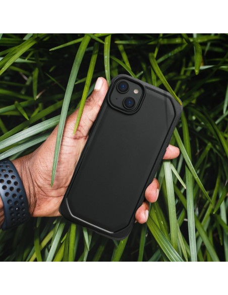 Raptic X-Doria Slim Case iPhone 14 dėklas, juodas galinis dangtelis Raptic X-Doria Slim Case iPhone 14 dėklas, juodas galinis dangtelis