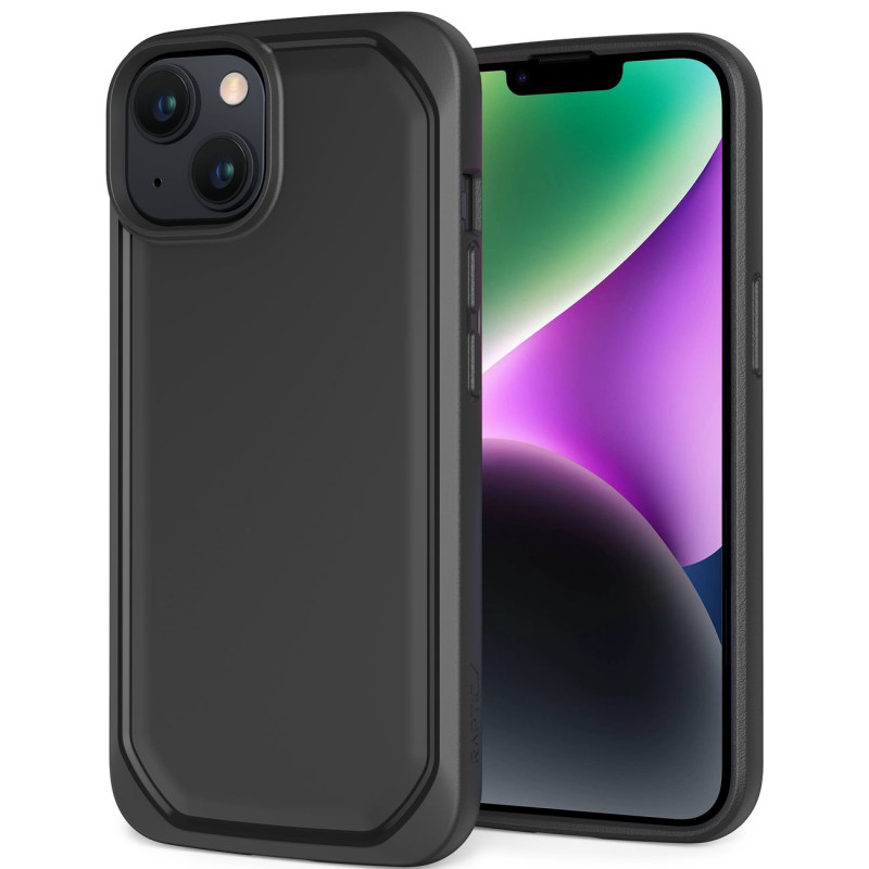 Raptic X-Doria Slim Case iPhone 14 dėklas, juodas galinis dangtelis
