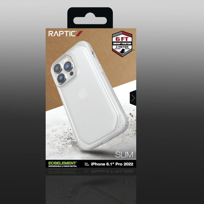 Raptic X-Doria Slim Case iPhone 14 Pro skaidrus galinis dangtelis