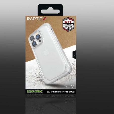 Raptic X-Doria Slim Case iPhone 14 Pro skaidrus galinis dangtelis Raptic X-Doria Slim Case iPhone 14 Pro skaidrus galinis dangtelis