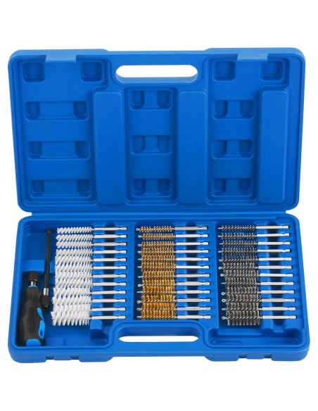 Kotelių šepečiai nailono plieno žalvaris 1/4'' - 38 el. Kotelių šepečiai nailono plieno žalvaris 1/4'' - 38 el.