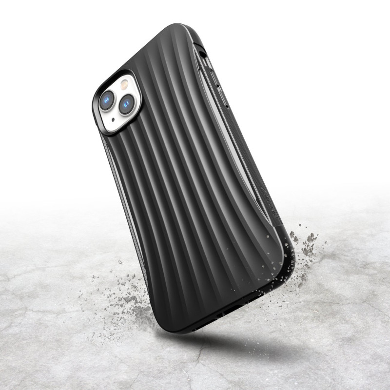 Raptic X-Doria Clutch Case iPhone 14 galinis dangtelis juodas