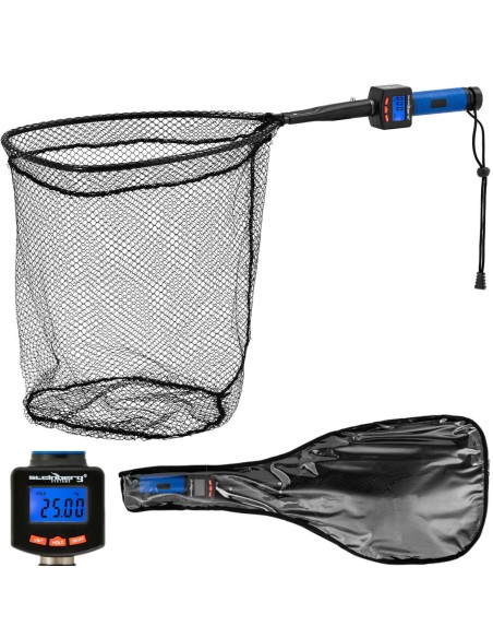Tinklas žuvims su žvynais ir LCD termometru iki 25 kg Tinklas žuvims su žvynais ir LCD termometru iki 25 kg