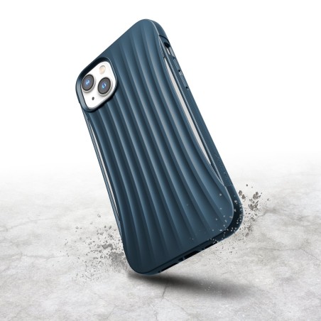 Raptic X-Doria Clutch Case iPhone 14 mėlynas galinis dangtelis