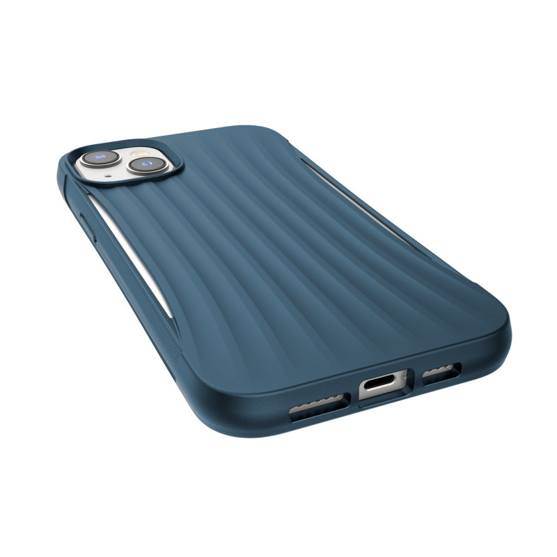 Raptic X-Doria Clutch Case iPhone 14 Plus mėlynas galinis dangtelis